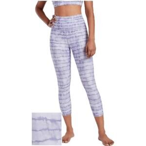 Athleta | Elation Printed Capri Leggings High Rise Tie Dye Yoga Purple Medium